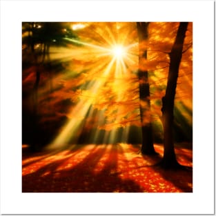 Fall Sunrise Posters and Art